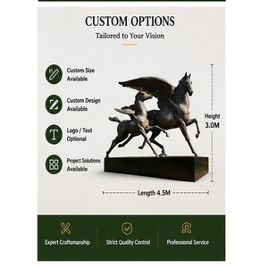Scultura in Metallo Fuso a Grandezza Naturale per Esterni, Famiglia di Alci con Tema Angelico per Natale, Prodotta Direttamente da Yuda Bronze - Product Image 6