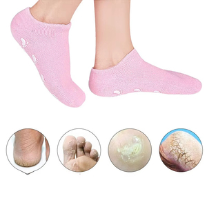 Venta al por Mayor de 1 Par de Calcetines de Gel de Algodón Reutilizables y Portátiles para el Cuidado Diario de los Pies - Reparan y Suavizan la Piel Seca/Grieta - Product Image 5