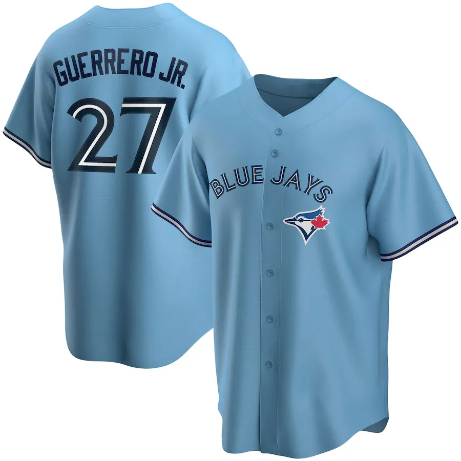 Hot Sales Stitched Blue Jays 27 Vladimir Guerrero Jr. 99 Hyun-Jin Ryu Baseball jersey Men Toronto 11 Bo Bichette Jersey