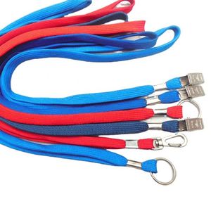 Custom <b>Polyester</b> Nylon <b>Lanyard</b> with logo Exhibition Work Card Factory Heat Transfer Printing Hanging Rope - Product Image 3