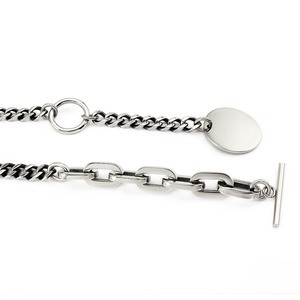 Длинное модное Ювелирное Украшение для вечеринки, серебряное ожерелье, модная простая цепочка для ключицы - Product Image 5