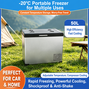 <span class=keywords><strong>Mini</strong></span>-réfrigérateur portable 25L 30L pour camping extérieur, réfrigérateur de voiture <span class=keywords><strong>12V</strong></span> 24V AC pour hôtels, camping-cars, congélateur de voiture, alimentation électrique - Product Image 4