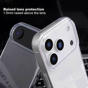 Ốp điện thoại TPU trong suốt 100% cho iPhone 17 Pro Max, cầm nắm tốt, cảm ứng mượt mà, chất liệu gel TPU cho iPhone 17 Air - Product Image 3