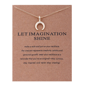 <span class=keywords><strong>Collana</strong></span> Infinity con Logo Personalizzato in <span class=keywords><strong>Oro</strong></span> alla Moda per Donne, Vendita all'Ingrosso N95276 - Product Image 5