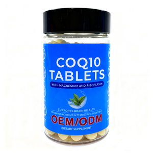 โคเอนไซม์ <span class=keywords><strong>Q10</strong></span>ยาเม็ดสูตรบริสุทธิ์จากธรรมชาติและมีประสิทธิภาพสูงอาหารเสริมพลังงานประสิทธิภาพสูง - Product Image 1