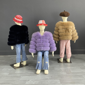 Nuovo stile neonata <span class=keywords><strong>giacca</strong></span> di <span class=keywords><strong>pelliccia</strong></span> di volpe naturale cappotto di <span class=keywords><strong>pelliccia</strong></span> per bambini pellicce calde in autunno e in inverno per i bambini di 2-11 anni - Product Image 5