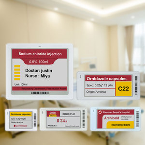 Electronic Shelf Label Ble/Wi-Fi/Nfc Enabled E Ink Display Digital Price Tag For Hospital Healthcare Solutions <b>Eas</b> <b>Systems</b> - Product Image 1