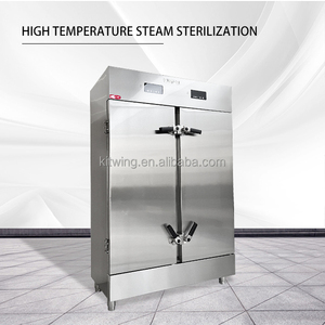 Stérilisateur de vaisselle électrique à vapeur à bas prix commercial, armoire de désinfection, acier inoxydable, 800L, 30-125 - Product Image 2