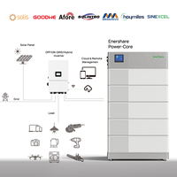 Batterie au lithium LiFePO4 empilable haute tension en stock UE 10 kWh 15 kWh 20 kWh pour stockage d'énergie solaire domestique hors réseau/hybride