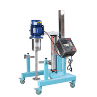 Machine de dispersion de levage pneumatique 4kw Dispersant de teinture Peinture au latex Homogénéisateur haute vitesse Mélangeur Disperseur pour l'industrie de l'encre