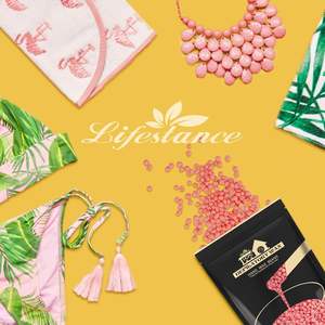 Cera depilatoria en perlas Lifestance 453g para uso doméstico, rostro, bikini y axilas - Product Image 2