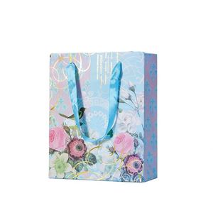 Modern Recyclable Art <b>Paper</b> Handbag Gift Bag with Custom Design Creative Craft Ribbon Handles for Candle Packaging - Product Image 1