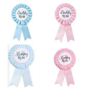 Blu Rosa Mamma A Essere Papà A Essere Distintivo Della Cinghia di Spalla Set di Genere Bambino Rivelare Regalo <span class=keywords><strong>Primo</strong></span> <span class=keywords><strong>Compleanno</strong></span> di Favore Del Bambino doccia Decorazione - Product Image 1