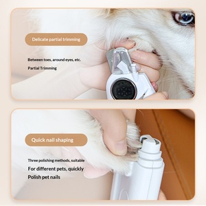 लक्जरी दो-इन-वन इलेक्ट्रिक कुत्ते और बिल्ली नाखून मिर्च के साथ छोटे डिजाइन के साथ - Product Image 5