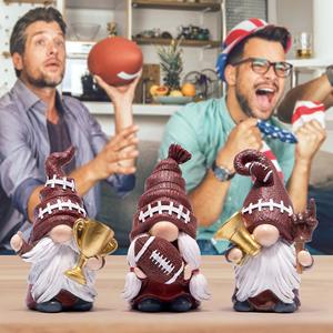 Produits sportifs en résine Witt Gnome de football Ornements en résine de football Basketball personnalisable Décoration de meubles - Product Image 2