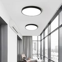Plafonnier LED simple et moderne pour la maison, rectangulaire pour le salon, rond pour la chambre, la cuisine, le balcon, éclairage