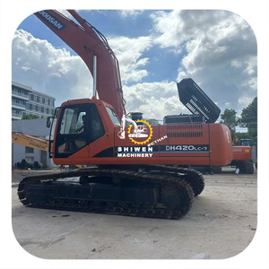 รถขุดตีนตะขาบ Doosan DH420LC-7 มือสองของแท้จากเกาหลี ปี 2018 น้ำหนัก 42 ตัน บุ้งกี๋ 2.18 ลบ.ม. เครื่องยนต์ไฮดรอลิก จัดส่งฟรี - Product Image 1