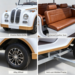 Renqi 72V/4kw 100AH Motor AC, Auto Eléctrico Retro Convertible, Ideal <span class=keywords><strong>para</strong></span> Lugares Turísticos y Eventos de Boda - Product Image 6