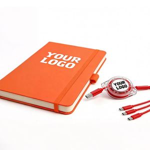 Carnet de notes en cuir PU rigide personnalisé avec logo imprimé pour la promotion, le bureau, l'école, les cadeaux d'entreprise - Product Image 1