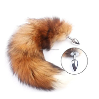 Jouets sexuels pour adultes longue queue de jouets anaux pour SM & Cospaly Fox tail buttplug