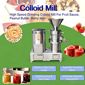 Molino Coloidal de Acero Inoxidable de Grado Alimenticio para Hacer Mantequilla de Maní, Tahini, Salsa de Sésamo, Procesador de Pasta de Nueces, 200 kg/h - Product Image 1