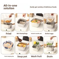 Japanischer Edelstahl-Quadratfrittierkocher, unbeschichtet, multifunktional, zum Frittieren, Dämpfen und Konservieren, tragbar für den Außenbereich, für Nudeln