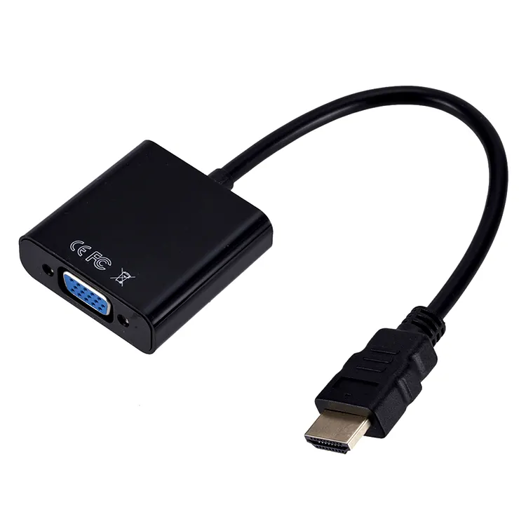 Support 1080P Convertidor HD Male to VGA Female Adapter male to female Audio Video adaptor HD Audio Video Cable for PS3 HDTV PC