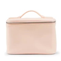 Étui cosmétique de grande capacité Étui cosmétique en cuir véritable pour voyage