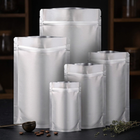 Sacs refermables en aluminium argenté pour l'emballage alimentaire, pochettes Doypack Ziplock
