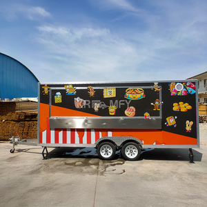 Remorque carrée classique pour camion de restauration mobile, idéale pour café, glaces, grillades – Chariot de concession alimentaire mobile - Product Image 3