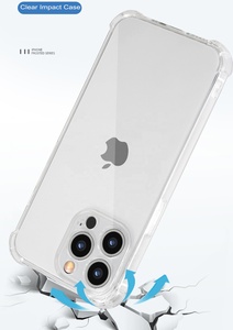 UV Tác Động Trường Hợp Điện Thoại Cho iPhone 13 14 15 16 16 Pro 16 Cộng Với 16 Pro Max 17 17 Pro Mềm <span class=keywords><strong>TPU</strong></span> Trường Hợp Trống Chất Lượng Cao Chống Sốc - Product Image 2