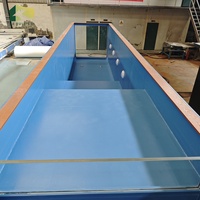 Piscine Conteneur Hors Sol de 40 Pieds avec Fenêtre