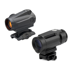 R5-XDR 1x20mm Red Dot phản xạ nhỏ gọn Sight & J5 5x Optics Kính lúp phạm vi kết hợp với thấp & cao Riser lật để bên gắn kết - Product Image 1
