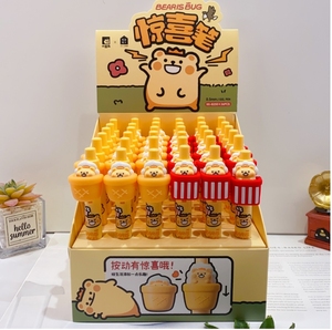 Stylos gel mignons en forme d'ours 0,5 mm <span class=keywords><strong>Kuki</strong></span>, stylos surprise pour l'écriture, fournitures de bureau et scolaires, cadeau pour étudiants et enfants - Product Image 1