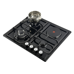 Table de cuisson encastrable Ridax, plaque de cuisson électrique et à <span class=keywords><strong>gaz</strong></span>, 4 plaques à <span class=keywords><strong>gaz</strong></span> et une plaque électrique, plaque de cuisson électrique 60 cm - Product Image 3