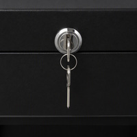 Armoire de classement verticale mobile moderne à 4 tiroirs avec roulettes, facile à assembler, verrouillable, en acier, pour le bureau