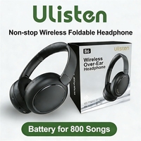 Audífonos Inalámbricos Plegables Ulisten B6 con hasta 40 Horas de Reproducción Continua para Deportes, Viajes, Trabajo, Hogar y Desplazamientos