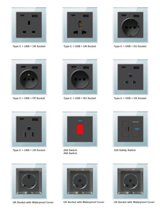 الاتحاد الأوروبي/المملكة المتحدة 1bam1way زر ضغط الضوء المشترك الجدار التبديل مؤشر التبديل الميكانيكية الجدار - Product Image 3