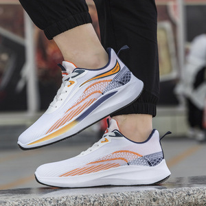 Chaussures de sport décontractées à lacets pour hommes, nouvelle collection été, respirantes, en maille, confortables, légères, à semelle souple, baskets de course, <span class=keywords><strong>Cross</strong></span> - Product Image 4