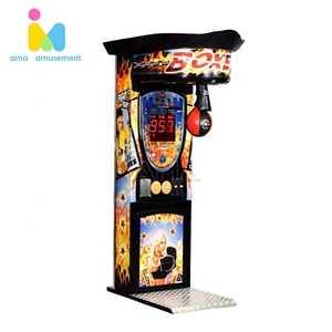 Machine de boxe d'arcade Ultimate Punch Power - <span class=keywords><strong>Jeu</strong></span> électronique à monnayeur pour parc d'attractions urbain - Product Image 4