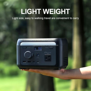 Estación de energía portátil BIGINVERTER de 200W y 102Wh con enchufe estadounidense, generador solar de carga súper rápida con panel solar para acampar al aire libre - Product Image 2