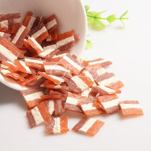 Fábrica <span class=keywords><strong>de</strong></span> Golosinas Naturales para Mascotas, Golosinas para Gatos al por Mayor, Golosinas Personalizadas para Viajes, Carne Seca con Sabor a <span class=keywords><strong>Pollo</strong></span> y Mariscos, Bocadillos Arcoíris para Mascotas - Product Image 5