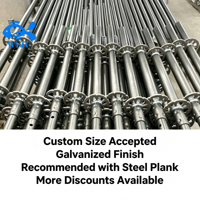 Échafaudage Layher Type Ringlock, galvanisé à chaud, échafaudage à anneaux multidirectionnels, OEM personnalisé pour les projets de construction