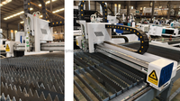 Machine de découpe laser CNC pour tôle métallique, découpeuse laser à fibre haute précision 1200W pour acier, aluminium, cuivre