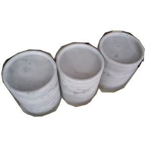 Mycare — plateau de service en marbre naturel, carré, blanc, vert et noir - Product Image 6