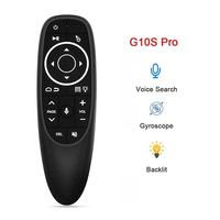 Télécommande vocale G10S PRO BT 2.4G avec souris aérienne sans fil BT5.0, gyroscope, télécommande intelligente rétroéclairée pour Android TV Box