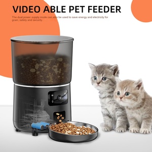 Distributeur automatique de nourriture pour chats et chiens, 4L, en plastique, avec commande par application, minuterie WiFi, conception anti-blocage, distributeur de nourriture sèche, grande capacité - Product Image 5