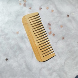 Peigne en bois de bambou à dents larges Portable pour la maison à la mode <span class=keywords><strong>poux</strong></span> cuir chevelu Massage outil de coiffure usine Offre Spéciale coiffure - Product Image 6