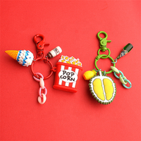 Poupée pour porte-clé, en plastique souple, décoration d'intérieur, pvc en caoutchouc, 3d