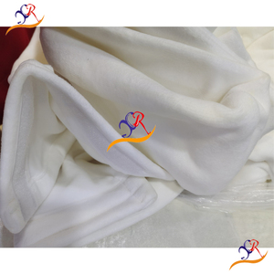 أبيض اللون الثقيلة المخملية الأنيقة/القطيفة ستارة المسرح الستائر - Product Image 1